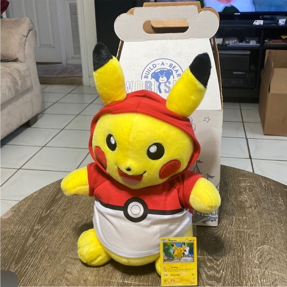 Built a Bear Pikachu Pokémon Stuff Animal NWT - Picture 1 of 14